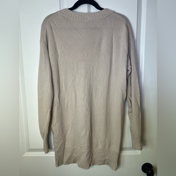 Athleta Wool Cashmere V-Neck Tunic Sweater - Picture 2 of 9